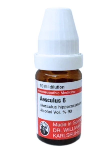 Aesculus Hip – Mother Tincture | Homoeopathic Remedy for Piles, Back Pain & Varicose Veins