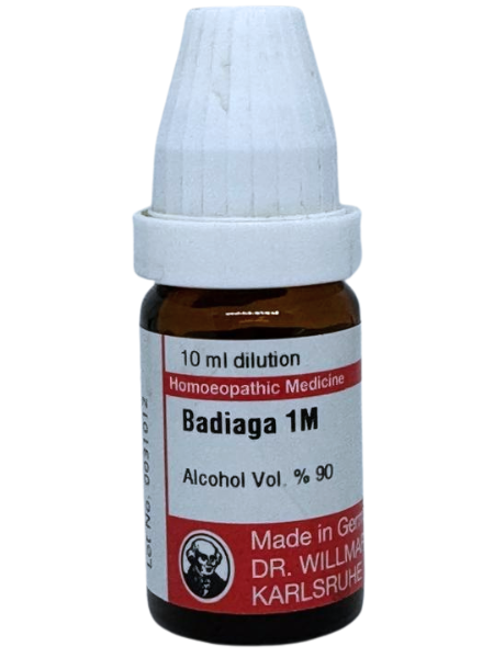 Badiaga | DAR No: 21-306(H)-017 – Dr. Willmar Schwabe Germany (Original Homeopathic Medicine)