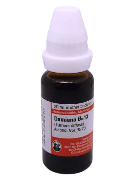Damiana – Mother Tincture | Natural Aphrodisiac for Sexual Vitality, Fatigue & Nervous Debility