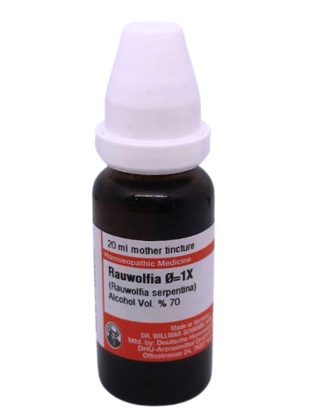 Rauwolfia Serpentina – Mother Tincture | Homoeopathic Remedy for High Blood Pressure, Anxiety & Restlessness