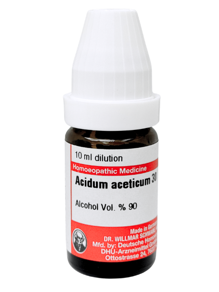 Acid Acetic | DAR No: 21-274(H)-017 – Dr. Willmar Schwabe Germany (Original Homeopathic Medicine)