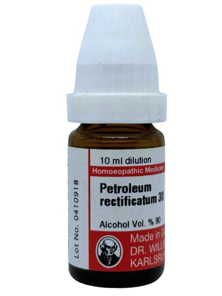 Petroleum – Mother Tincture | Homoeopathic Skin & Motion Sickness Remedy for Dry Eczema, Cracks & Nausea