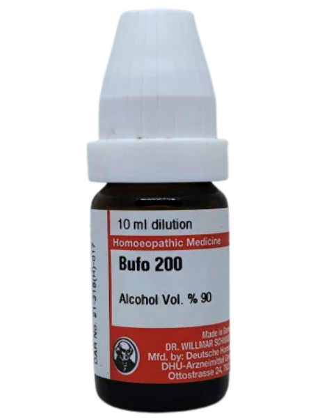 Bufo Rana | DAR No: 21-318(H)-017 – Dr. Willmar Schwabe Germany (Original Homeopathic Medicine)