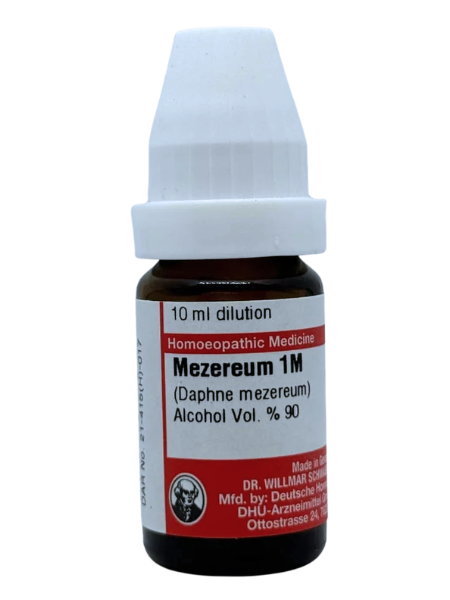Mezereum – Mother Tincture | Homoeopathic Remedy for Skin Eruptions, Neuralgia & Bone Pains