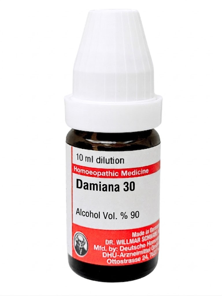 Damiana | DAR No: 21-359(H)-017 – Dr. Willmar Schwabe Germany (Original Homeopathic Medicine)