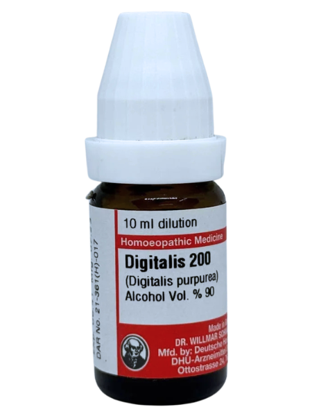 Digitalis Purpurea – Mother Tincture | Homoeopathic Medicine for Irregular Heartbeat, Low Pulse & Cardiac Weakness